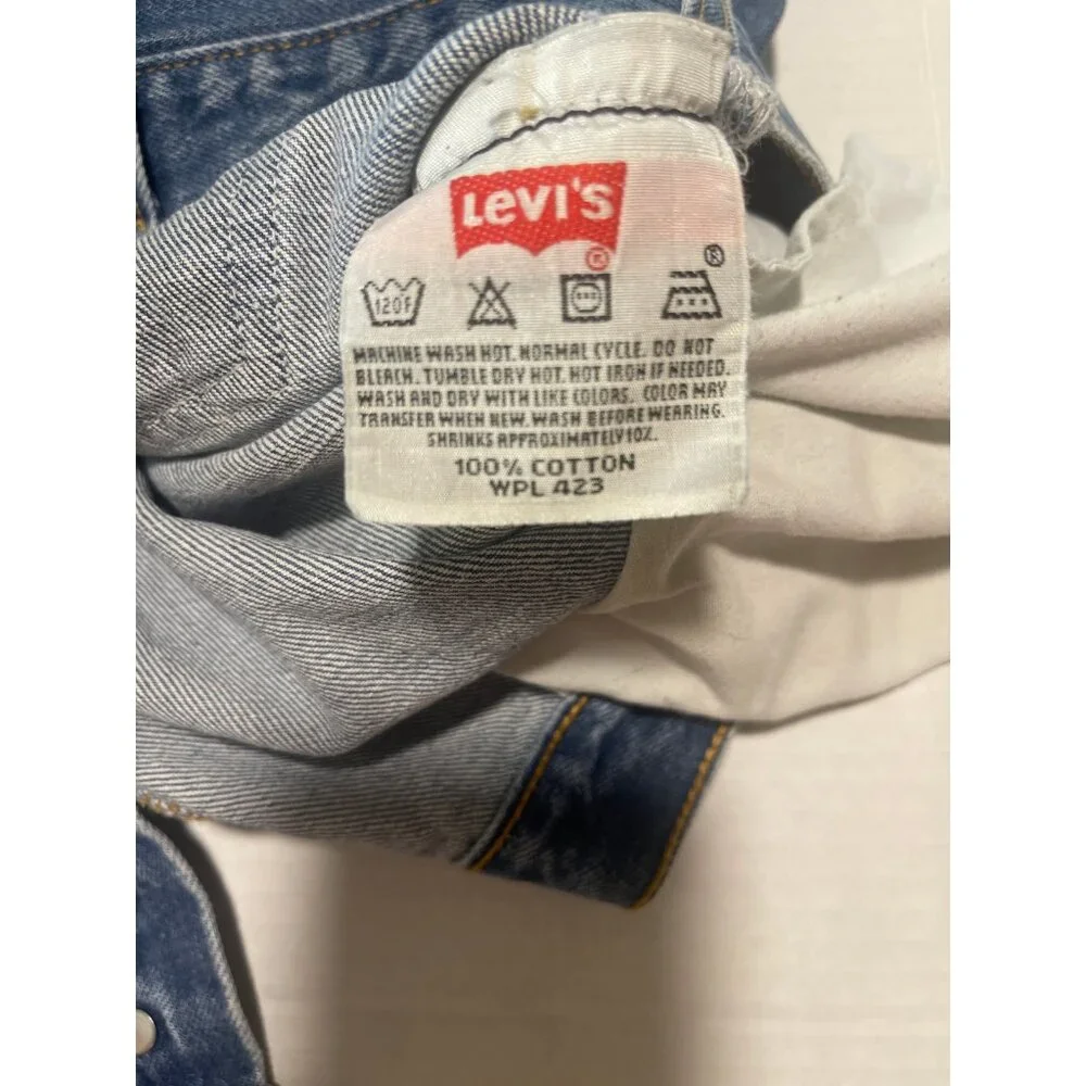 Levi 501 XX  Men's 42x32 2006‎ Blue  Denim Button Fly Jeans